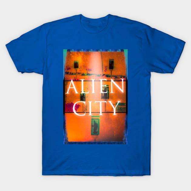 Alien City Modern Design T-Shirt by NIZAM RECORDS 